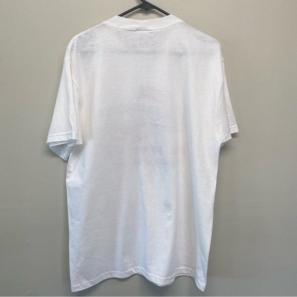 Vintage 2001 Lecompte Pie eating contest Humor Festival tee shirt NWOT 2XL white - Picture 2 of 9